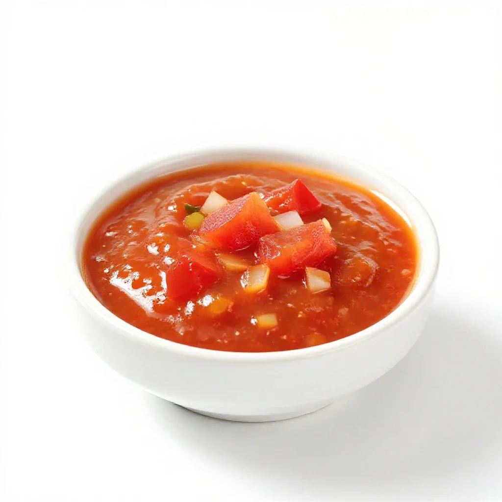 Salsa isolated on a white background