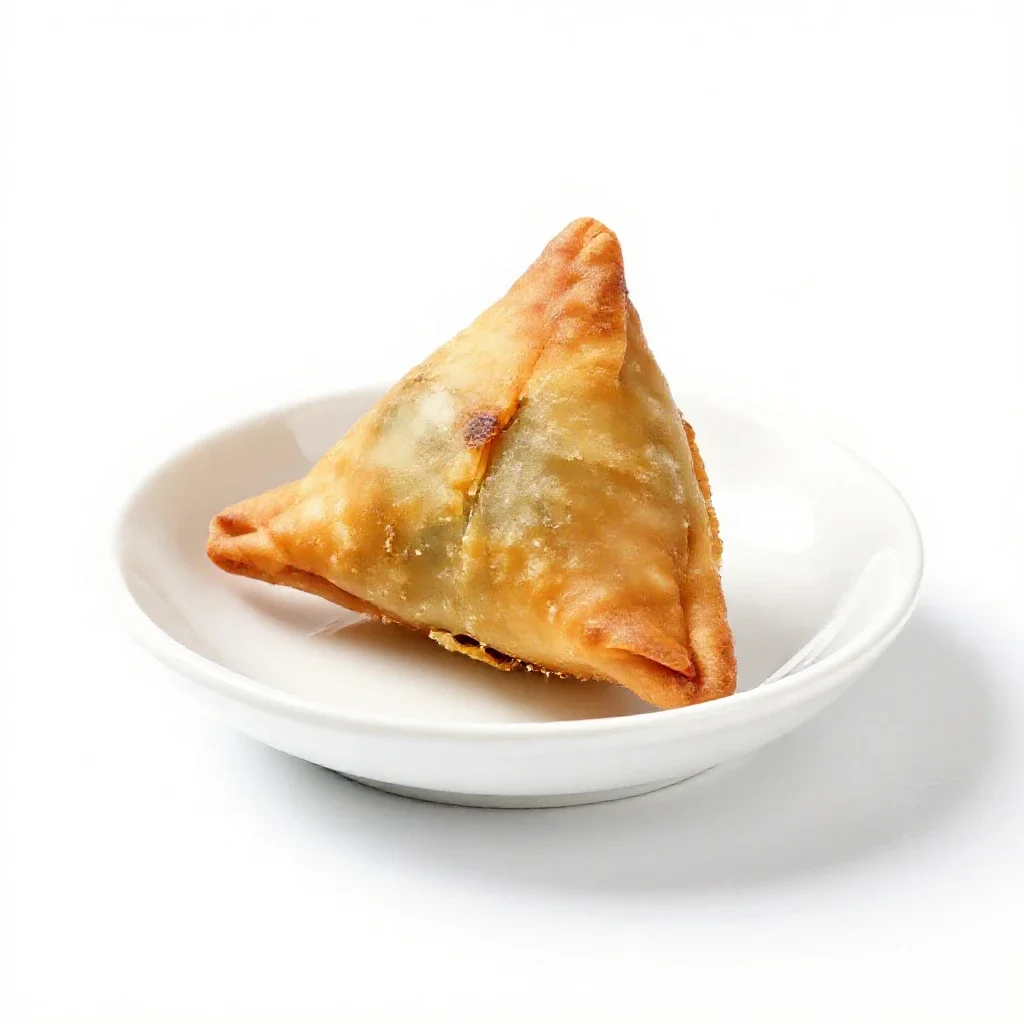 Samosa isolated on a white background