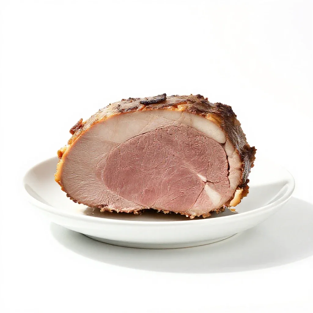 Sauerbraten isolated on a white background