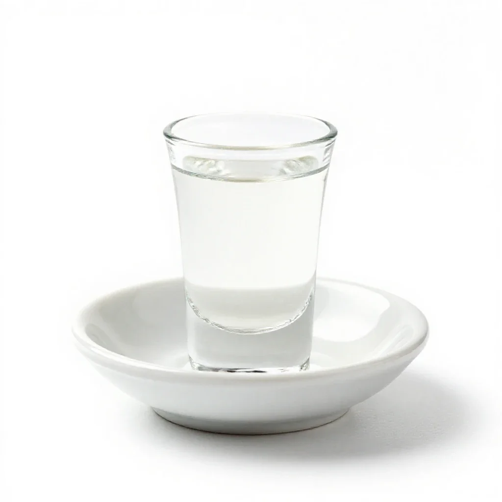 Schnapps isolated on a white background