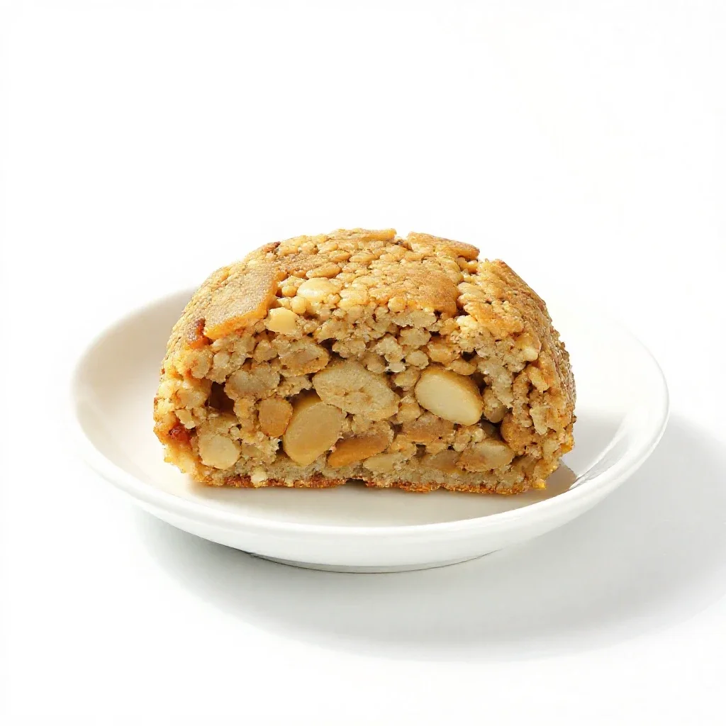 Scrapple isolated on a white background