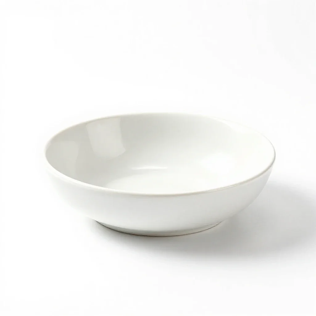 Serving dish isolated on a white background