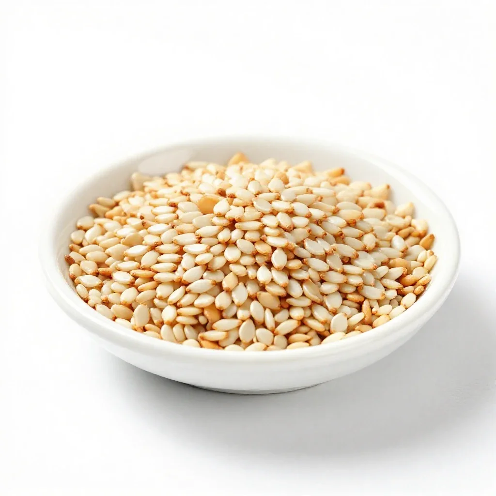 Sesame seed isolated on a white background
