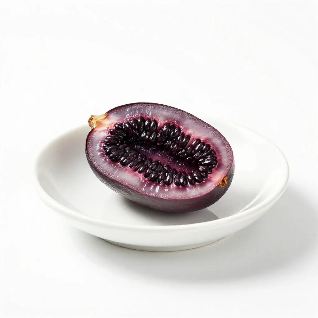 Sloe gin isolated on a white background
