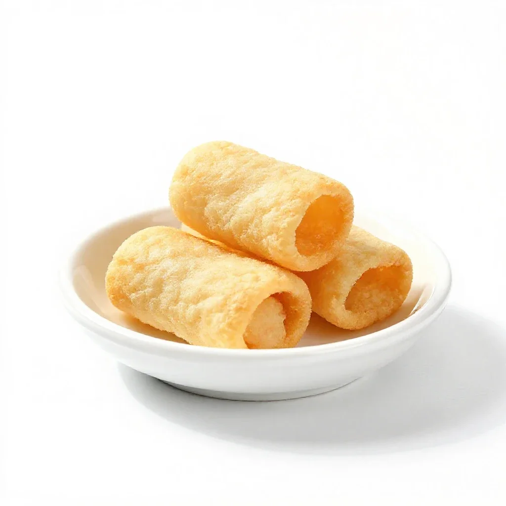 Snack food isolated on a white background