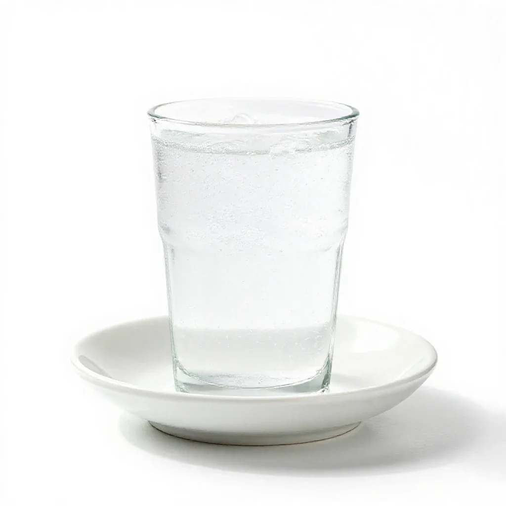 Soda water isolated on a white background