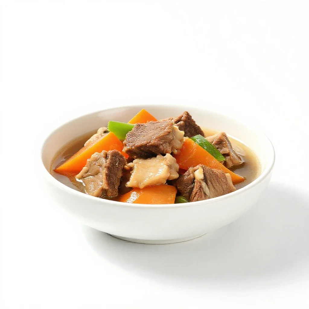 Stew isolated on a white background