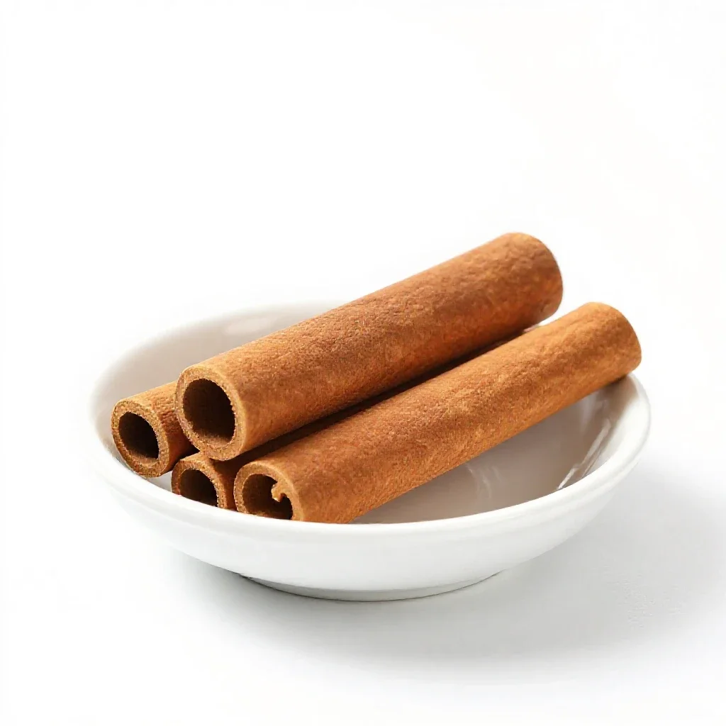 Stick cinnamon isolated on a white background