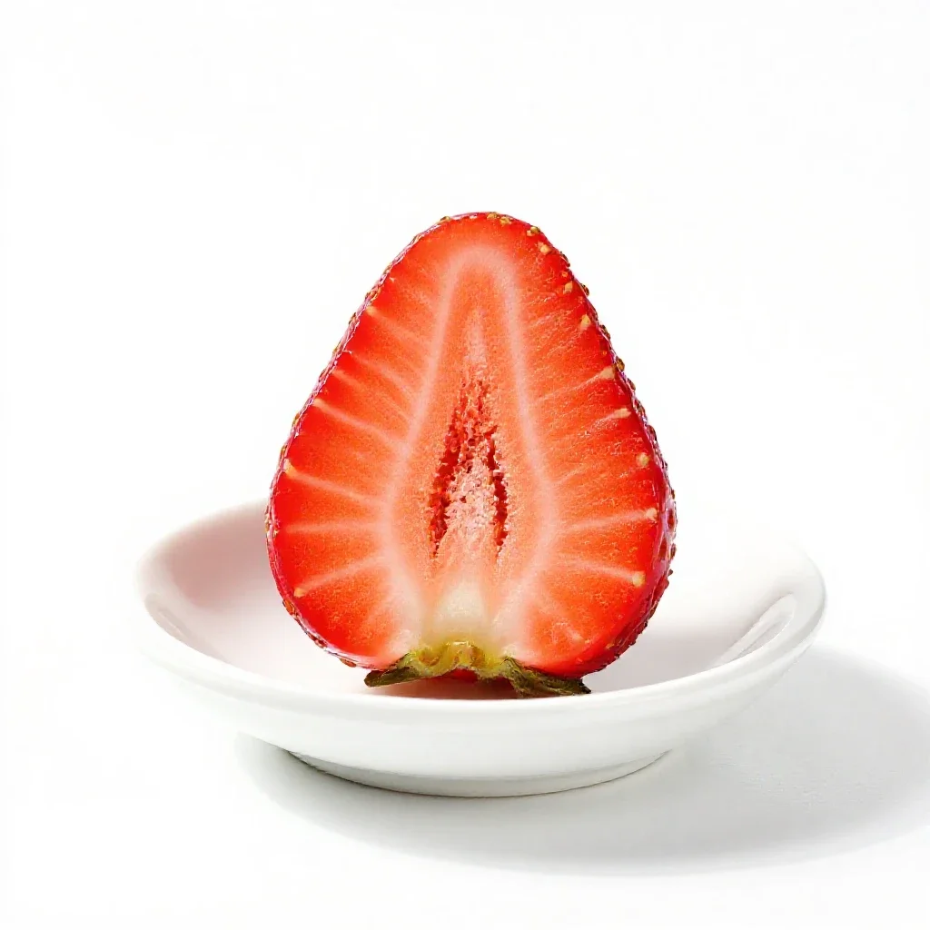 Strawberry daiquiri isolated on a white background