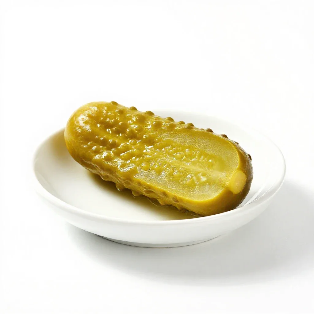 Sweet pickle isolated on a white background