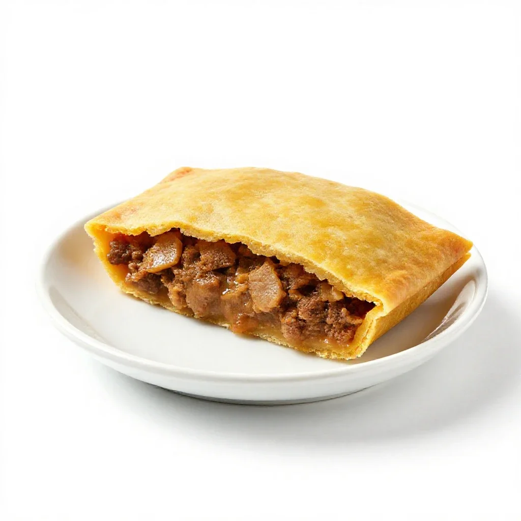 Tamale pie isolated on a white background