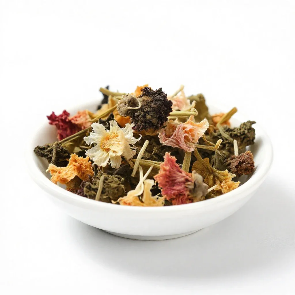 Tisane isolated on a white background