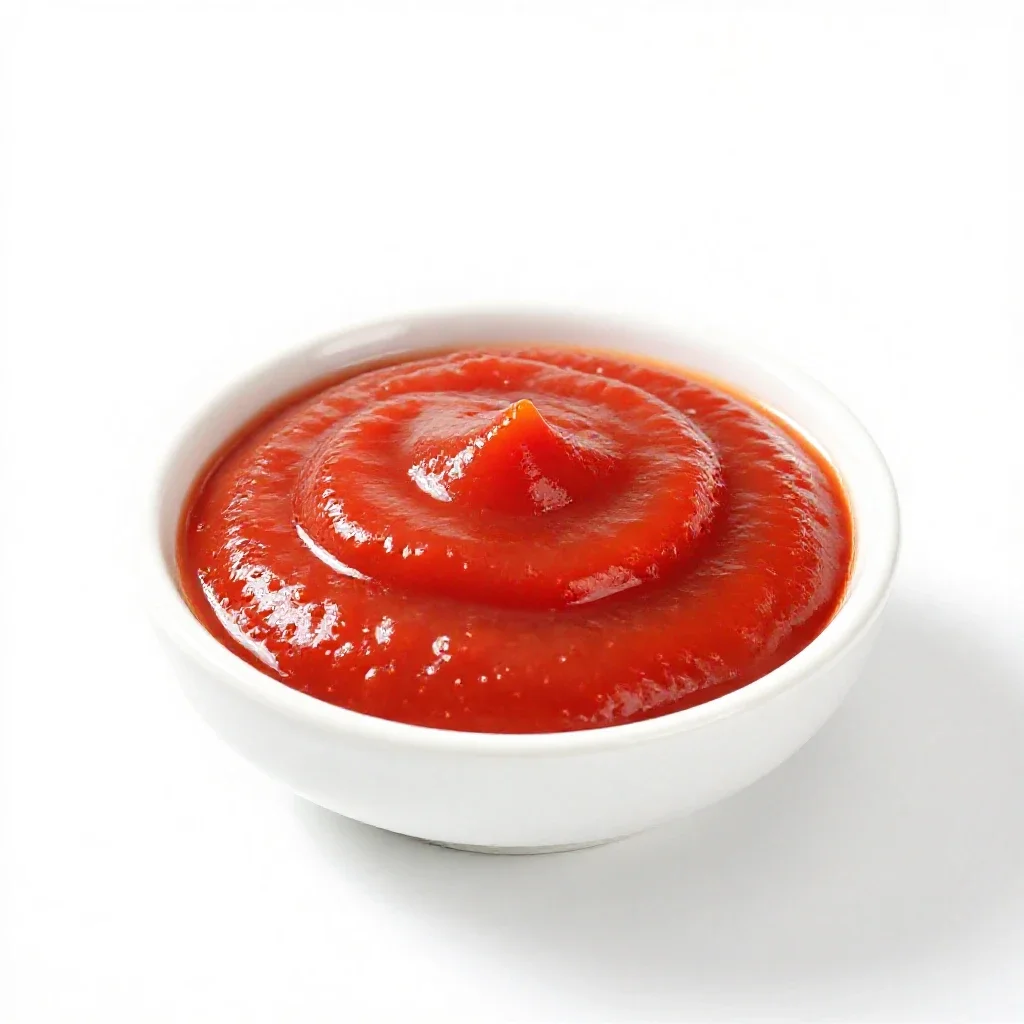 Tomato sauce isolated on a white background
