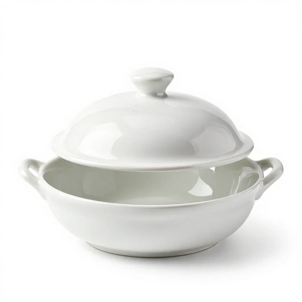 Tureen isolated on a white background