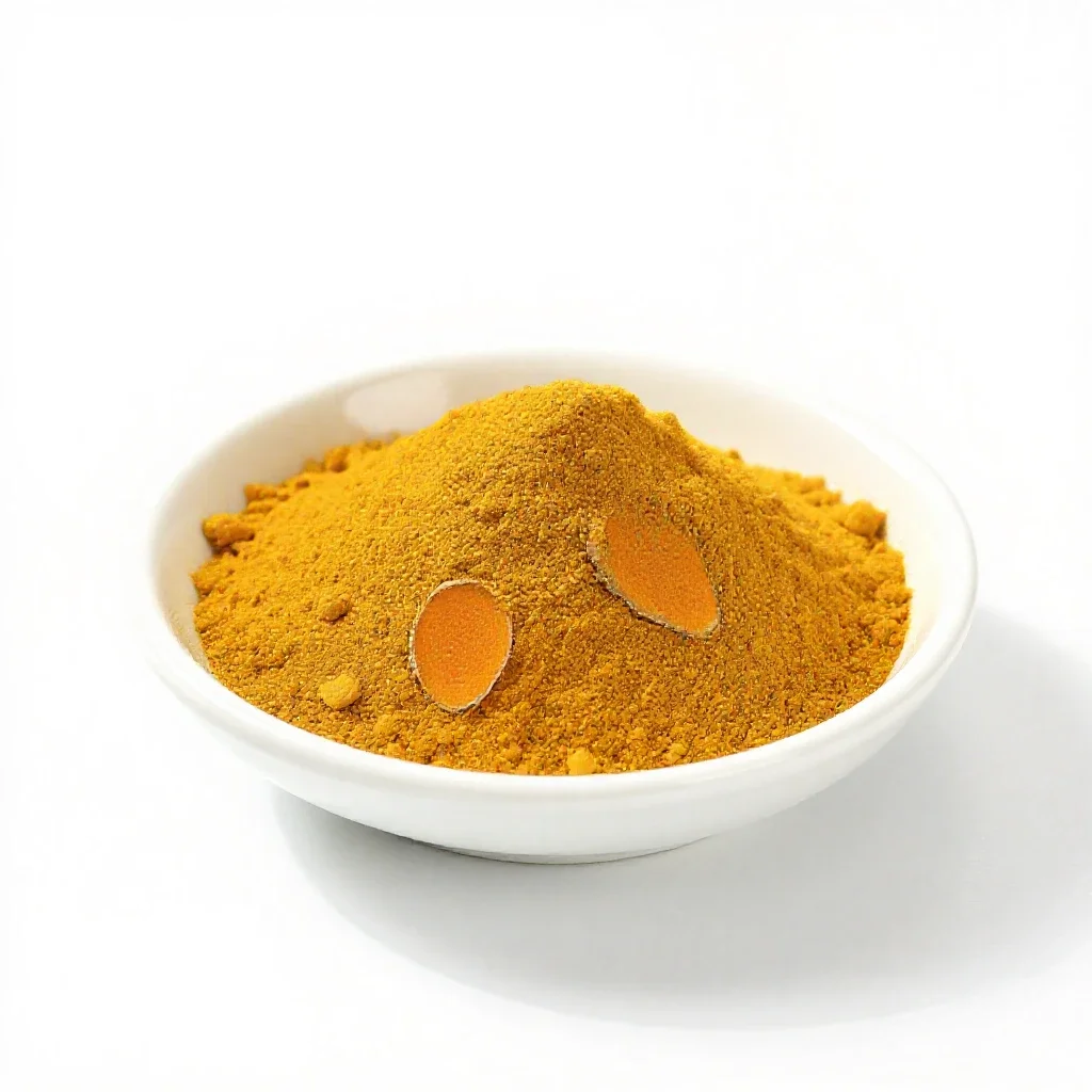 Turmeric isolated on a white background