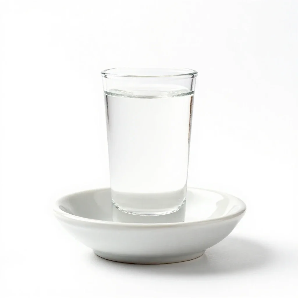 Vodka isolated on a white background
