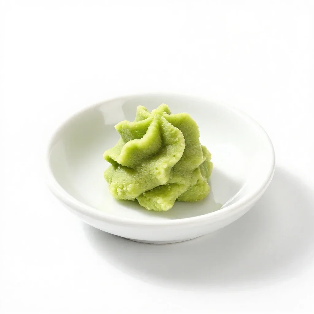Wasabi isolated on a white background