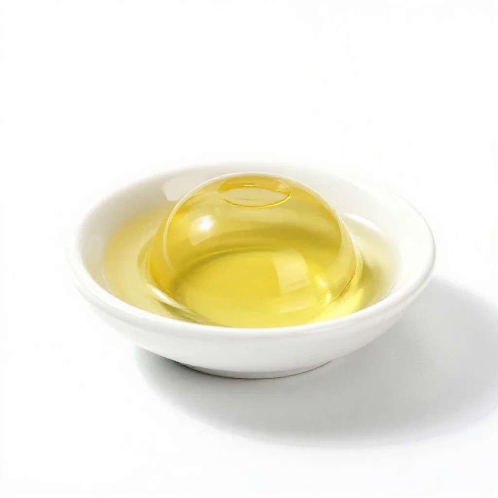 Wintergreen oil isolated on a white background