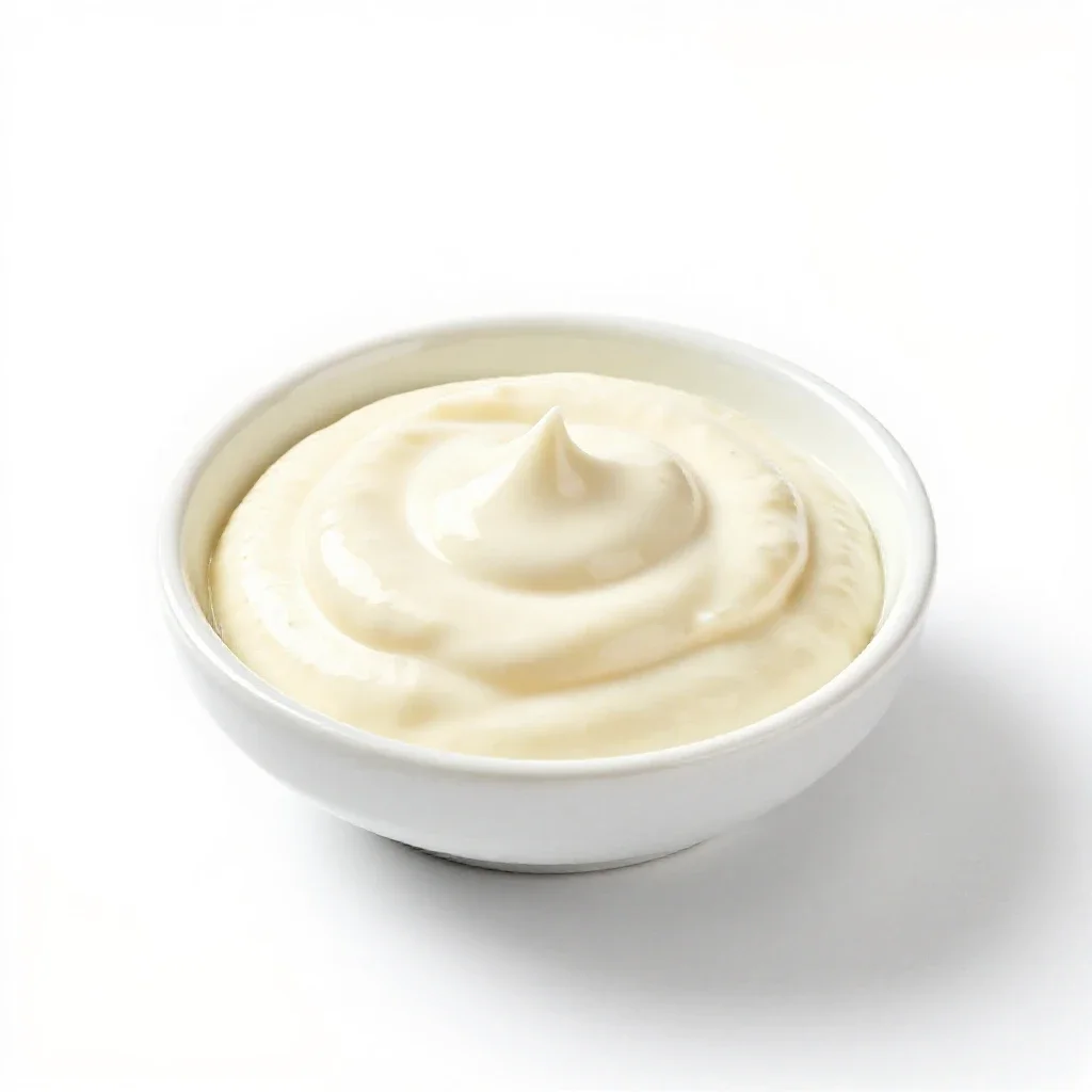 Aioli isolated on a white background