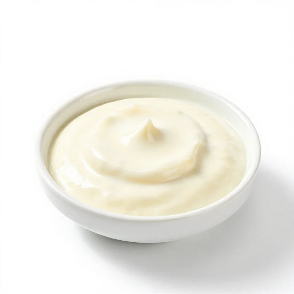 Anchovy sauce isolated on a white background