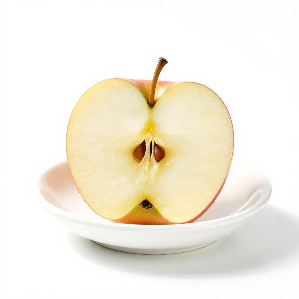 Apple juice isolated on a white background