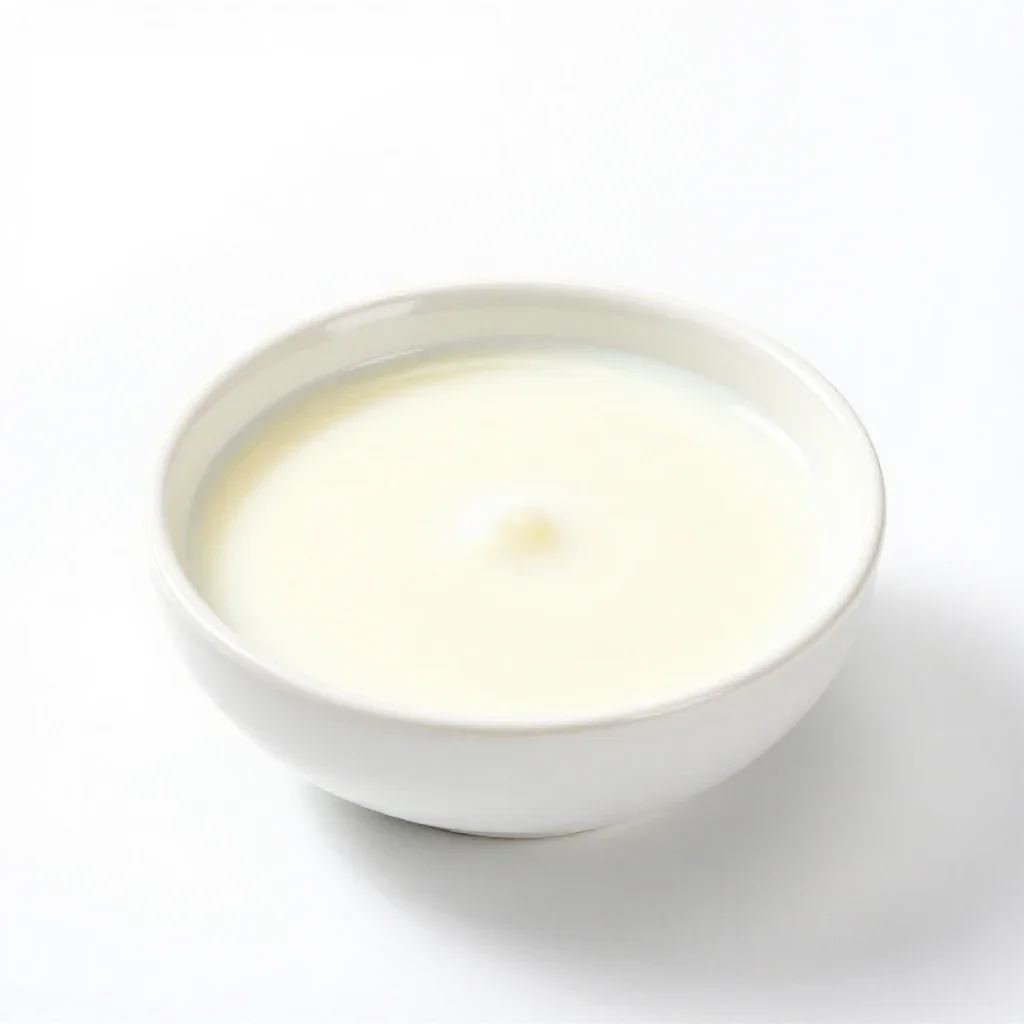 Evaporated milk isolated on a white background