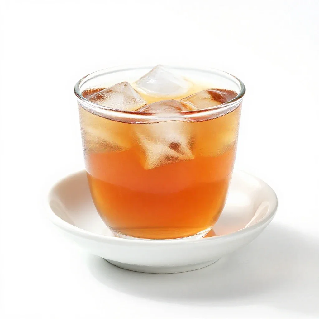 Ice tea isolated on a white background