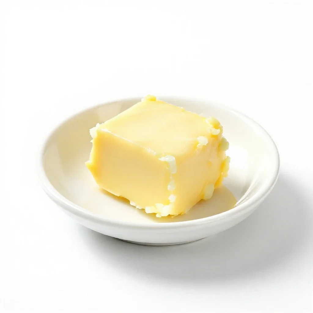 Onion butter isolated on a white background