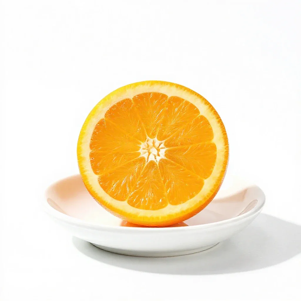 Orange juice isolated on a white background
