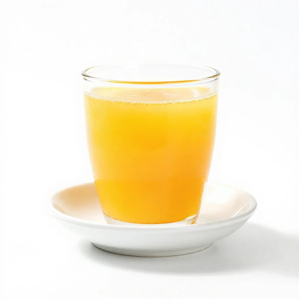 Orangeade isolated on a white background