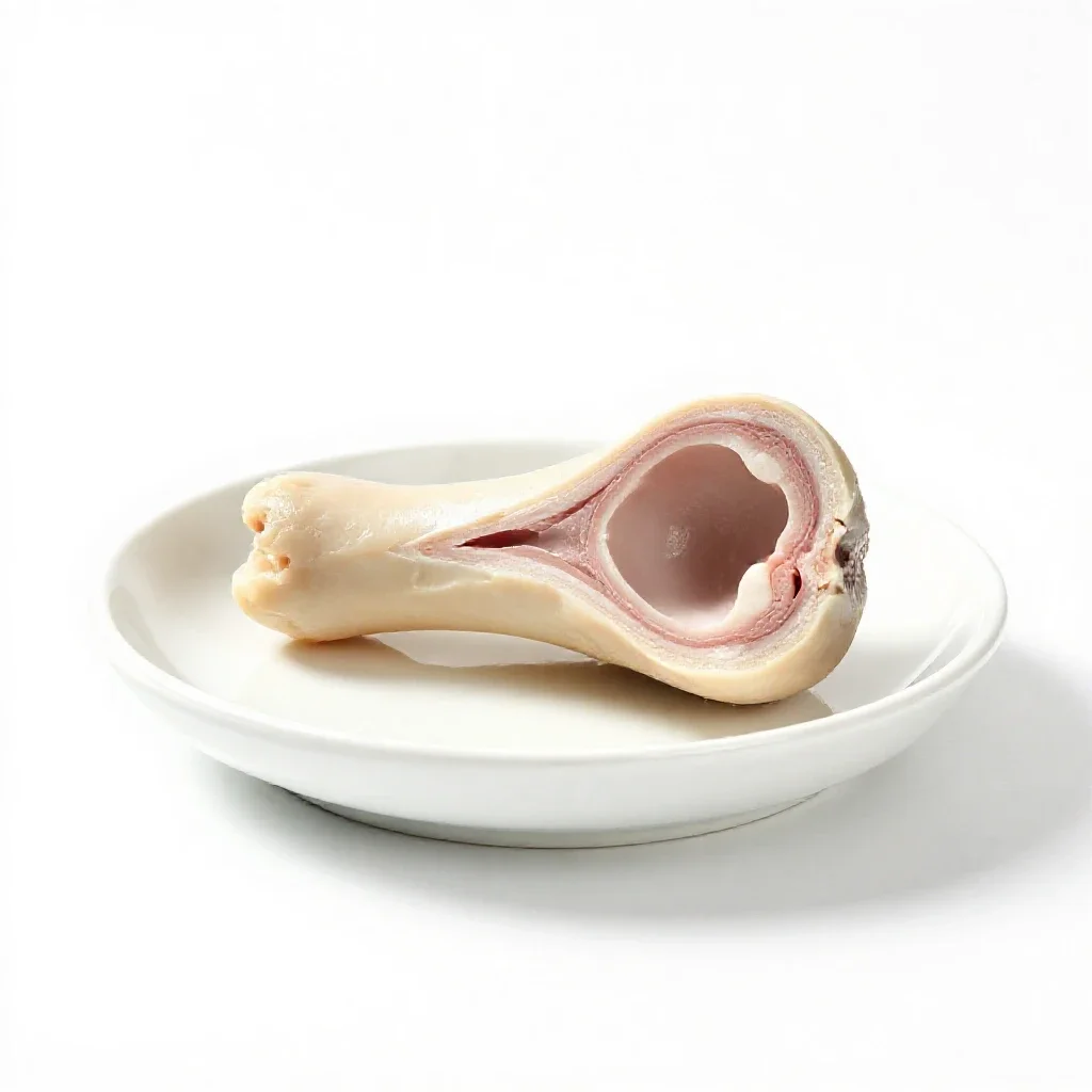 Osso buco isolated on a white background