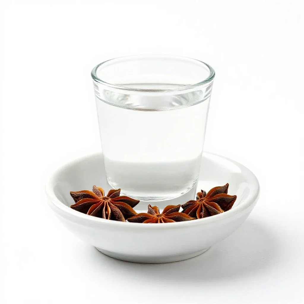 Ouzo isolated on a white background