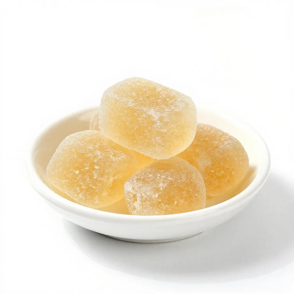 Barley-sugar isolated on a white background