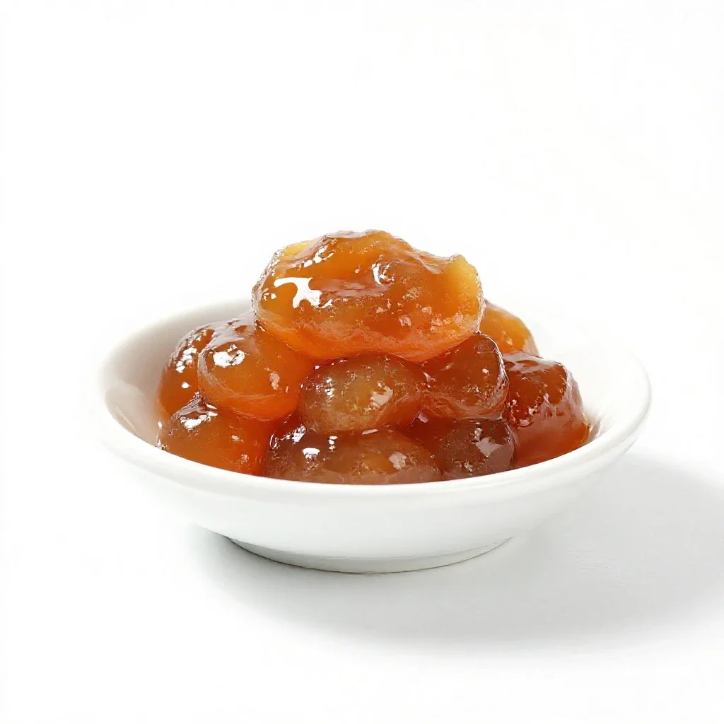 Confiture isolated on a white background