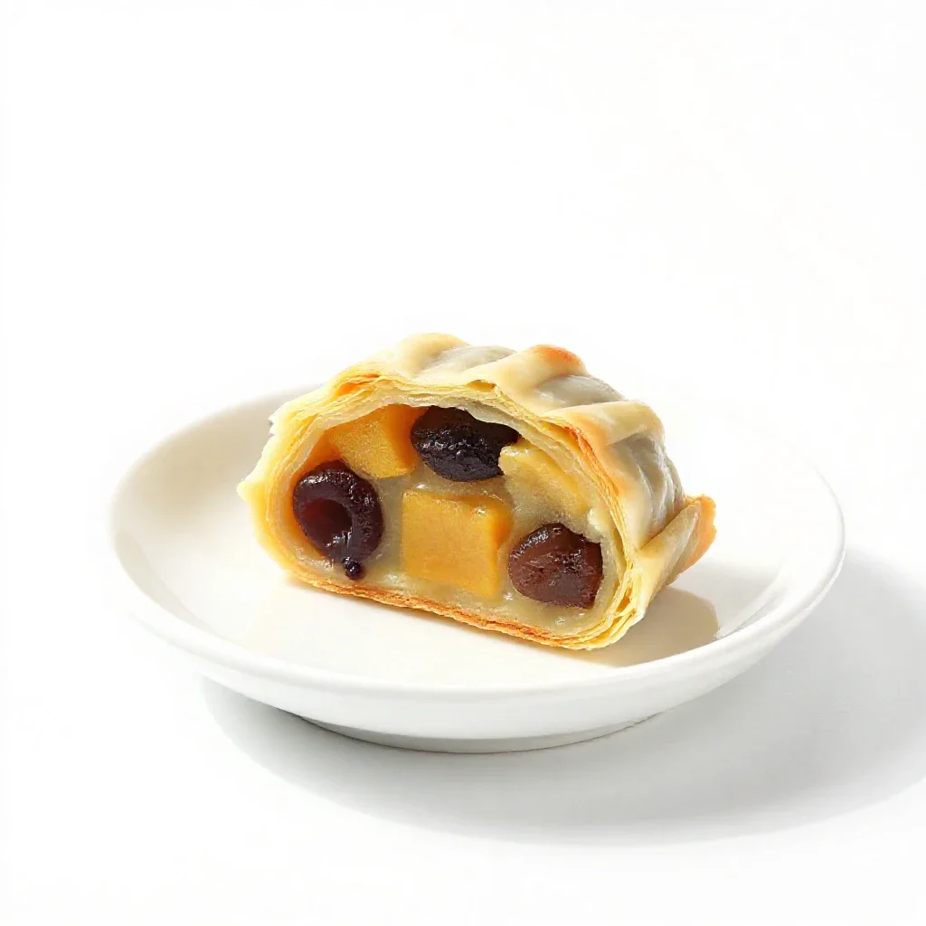Dumpling isolated on a white background