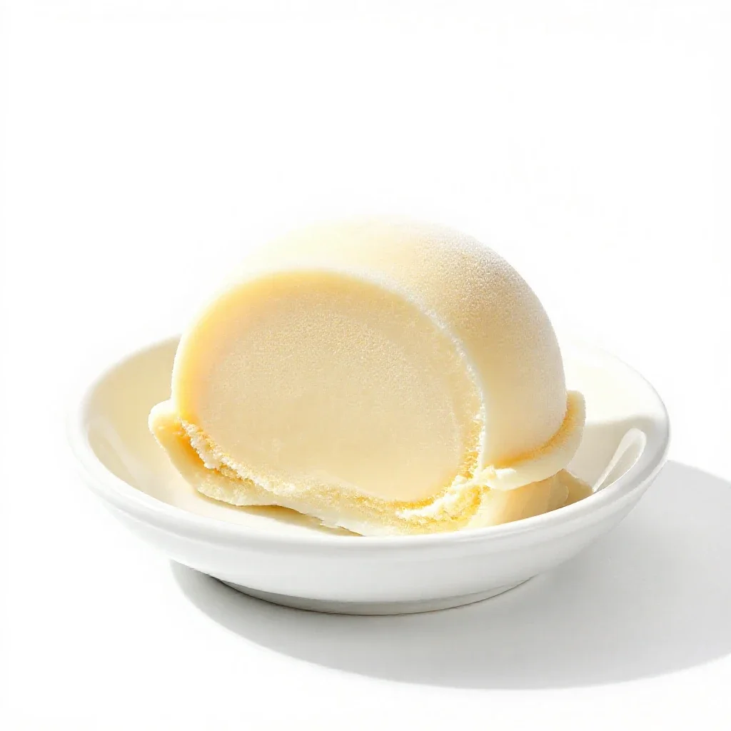 Frozen dessert isolated on a white background