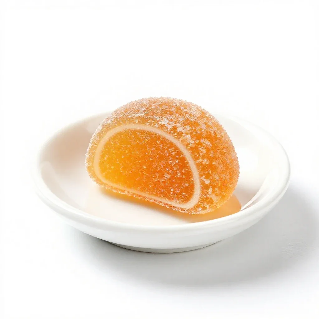 Jelly bean isolated on a white background
