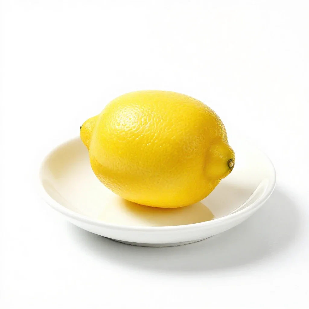 Lemon drop isolated on a white background