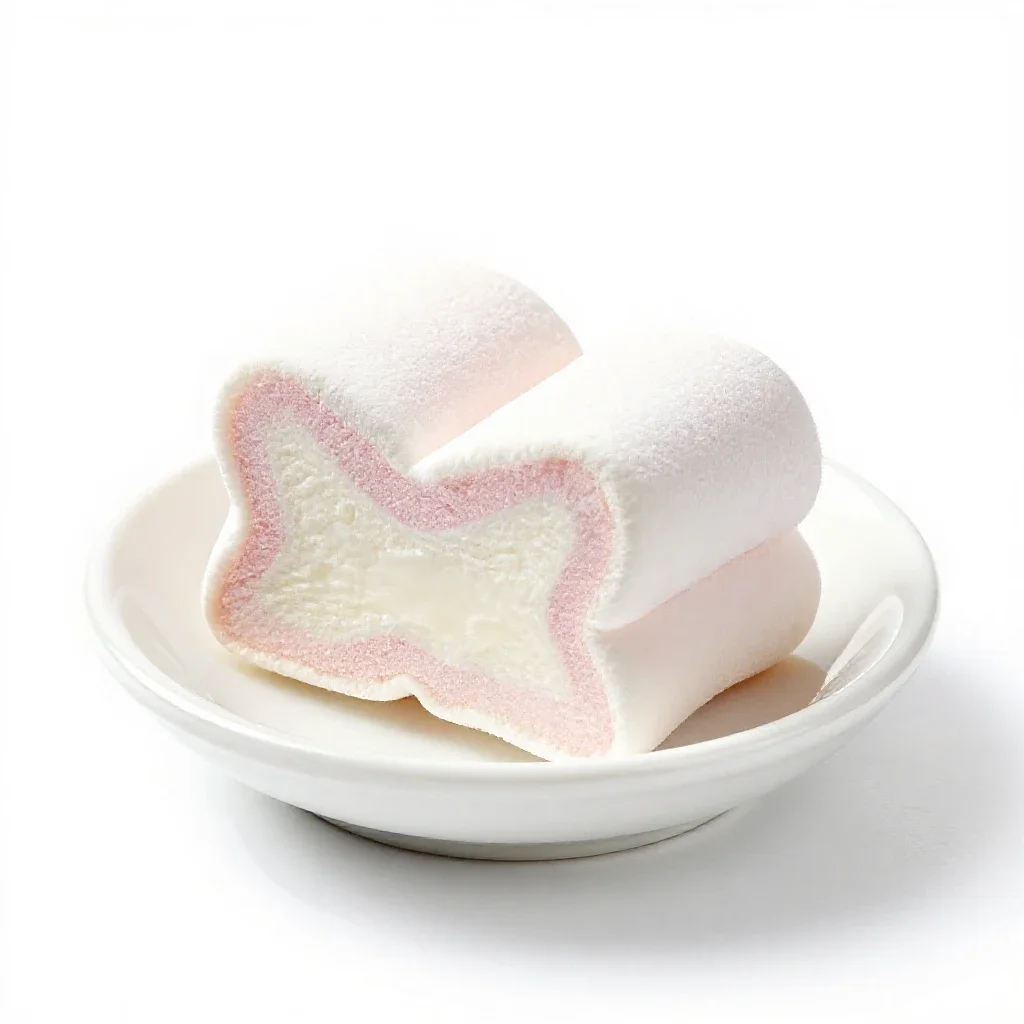 Marshmallow isolated on a white background