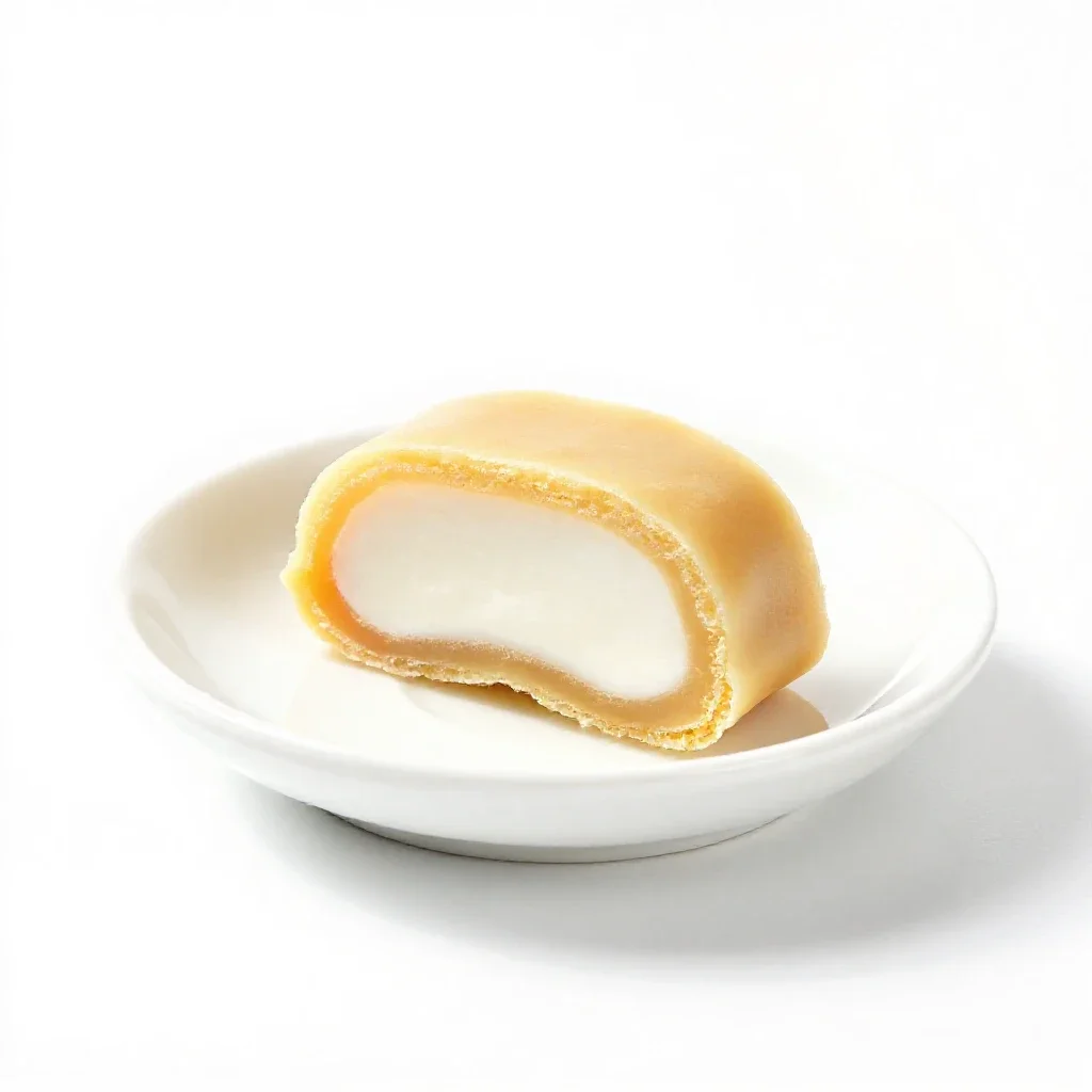 Marzipan isolated on a white background
