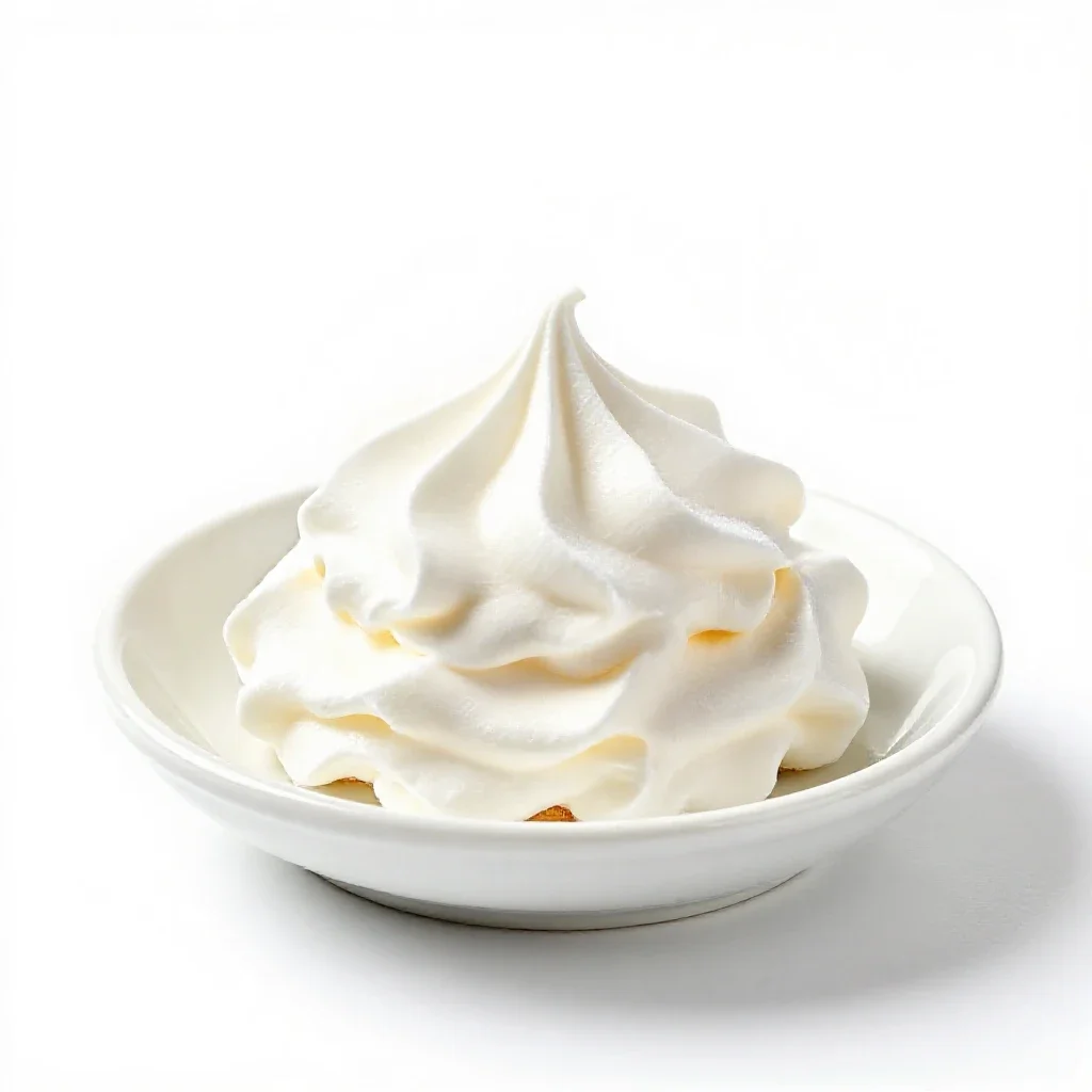 Meringue kiss isolated on a white background