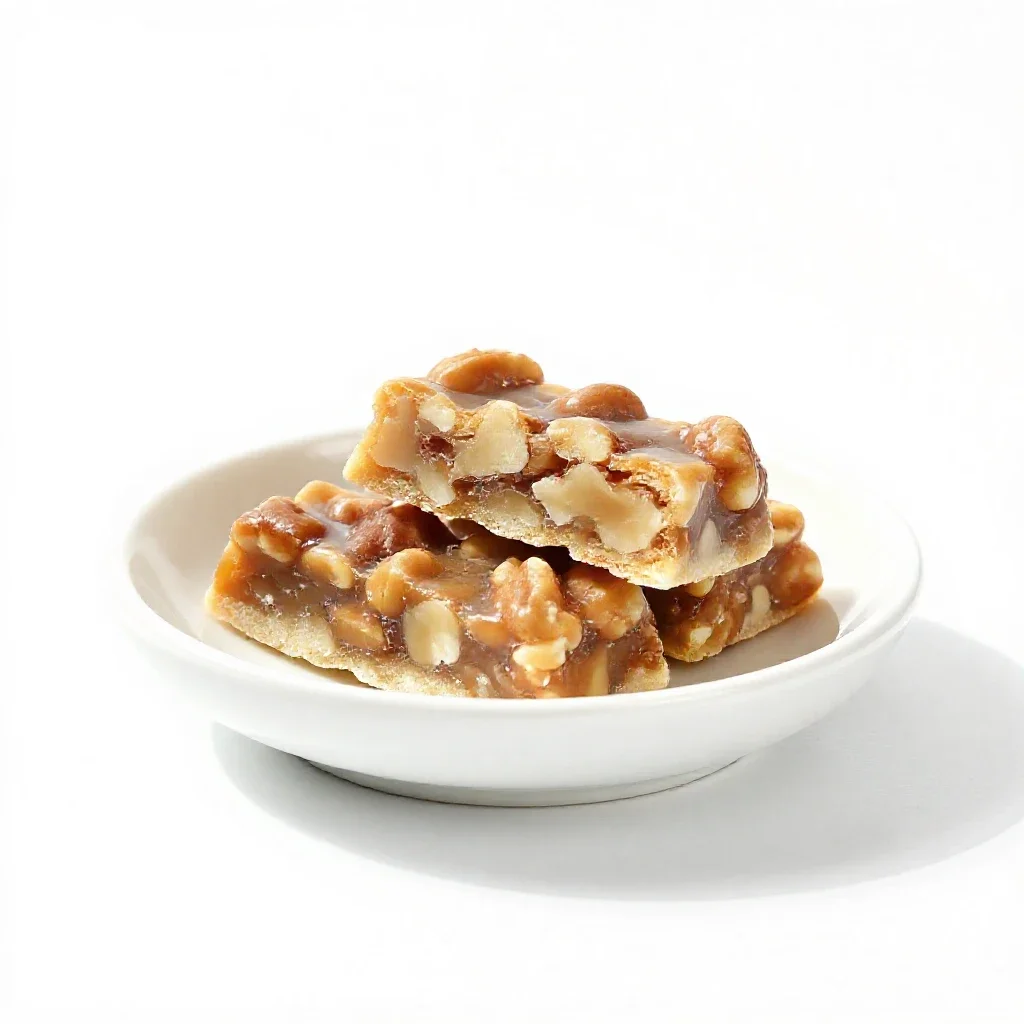 Nut bar isolated on a white background