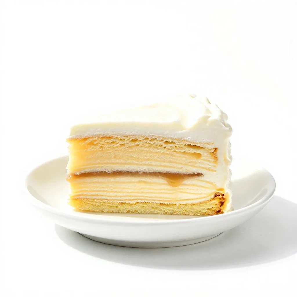 Parfait isolated on a white background