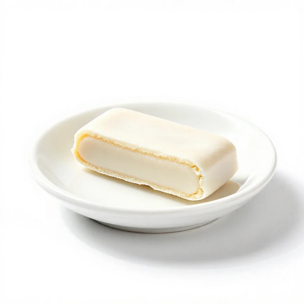 Peppermint patty isolated on a white background