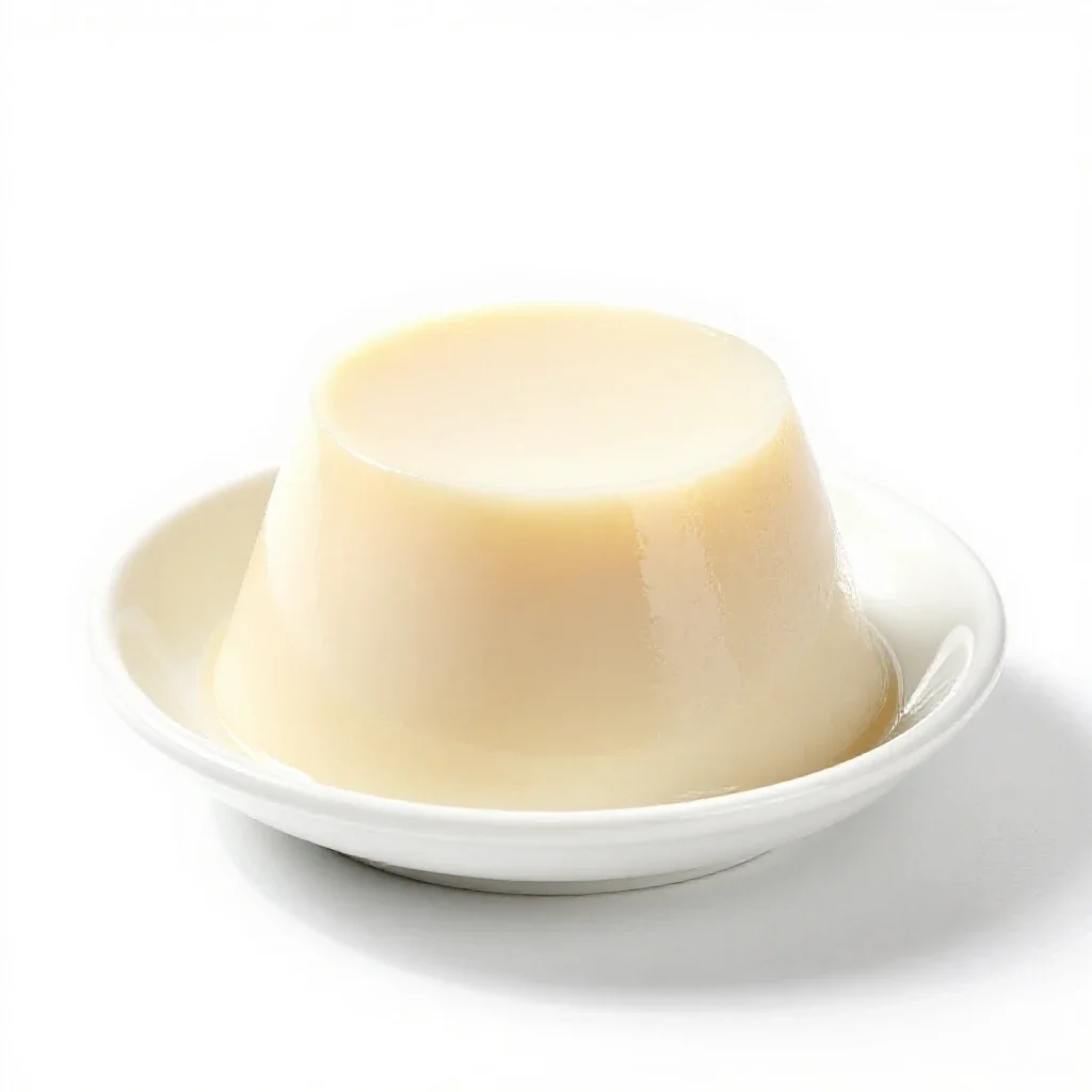 Steamed pudding isolated on a white background
