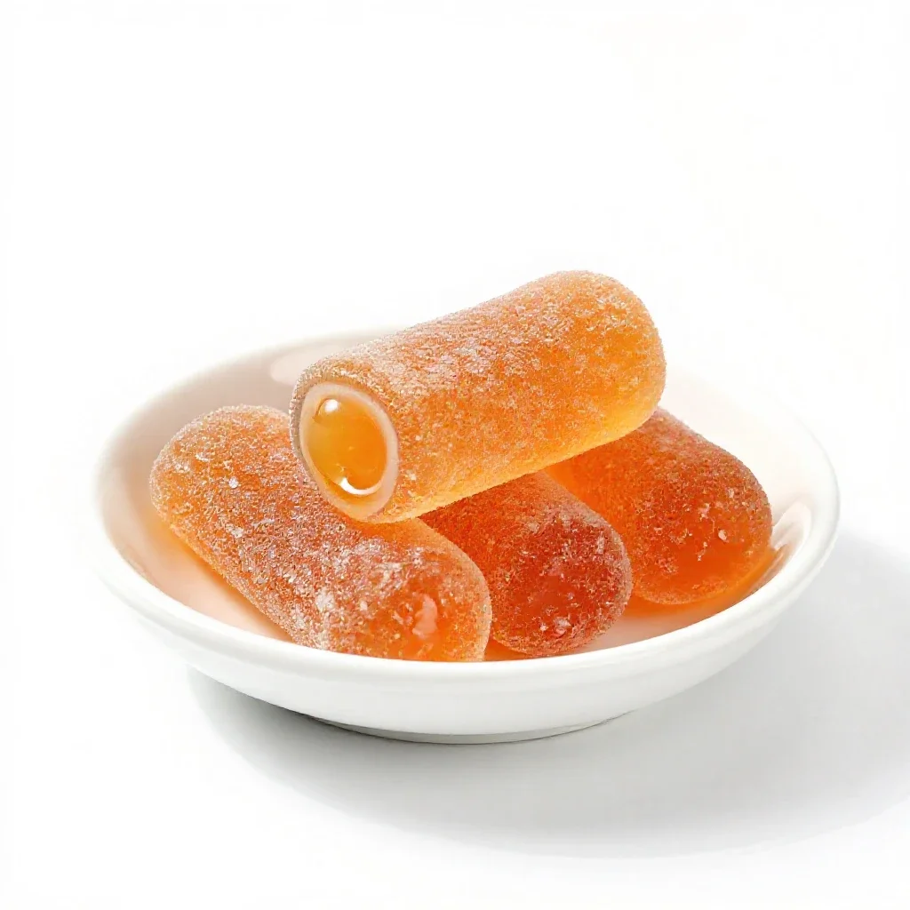 Taffy isolated on a white background