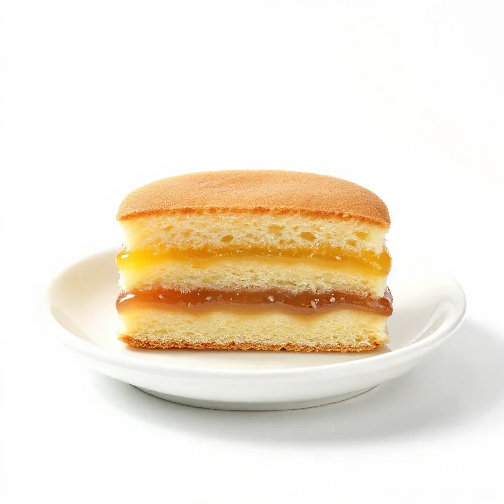 Trifle isolated on a white background