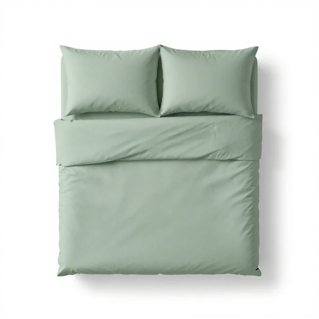 Marriage bed isolated on a white background