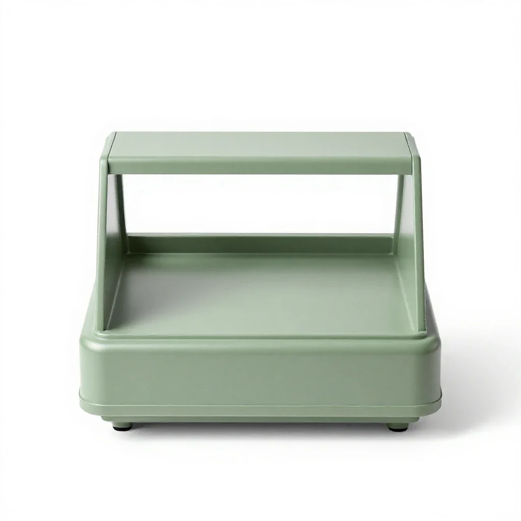 Meat counter isolated on a white background