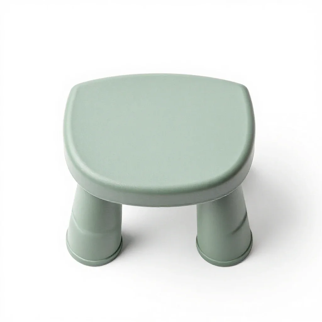Milking stool isolated on a white background